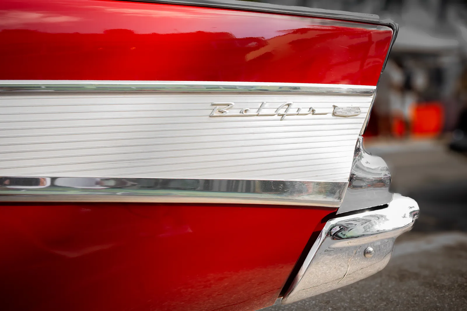 Chevrolet Bel Air — rear fin and script