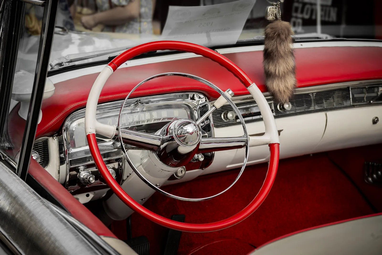 Cadillac Eldorado — red cockpit and wheel