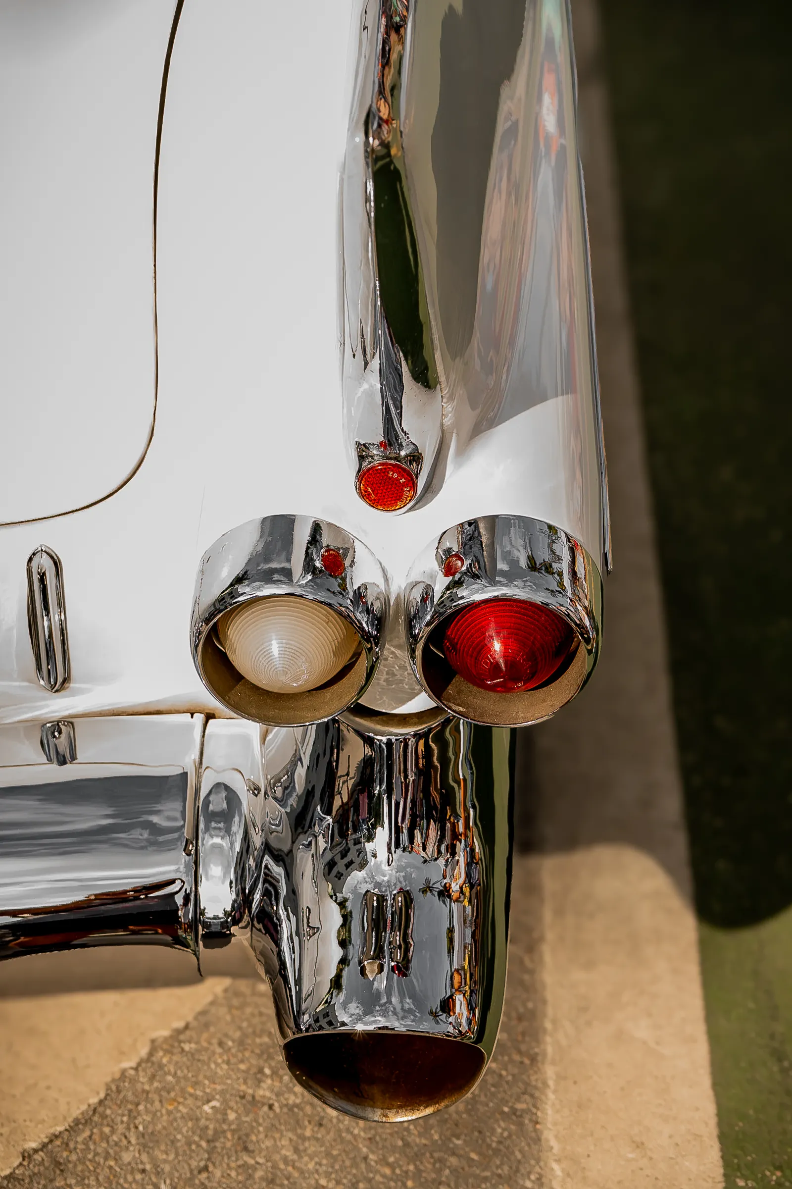 Cadillac Eldorado — tailfin and bullet lights