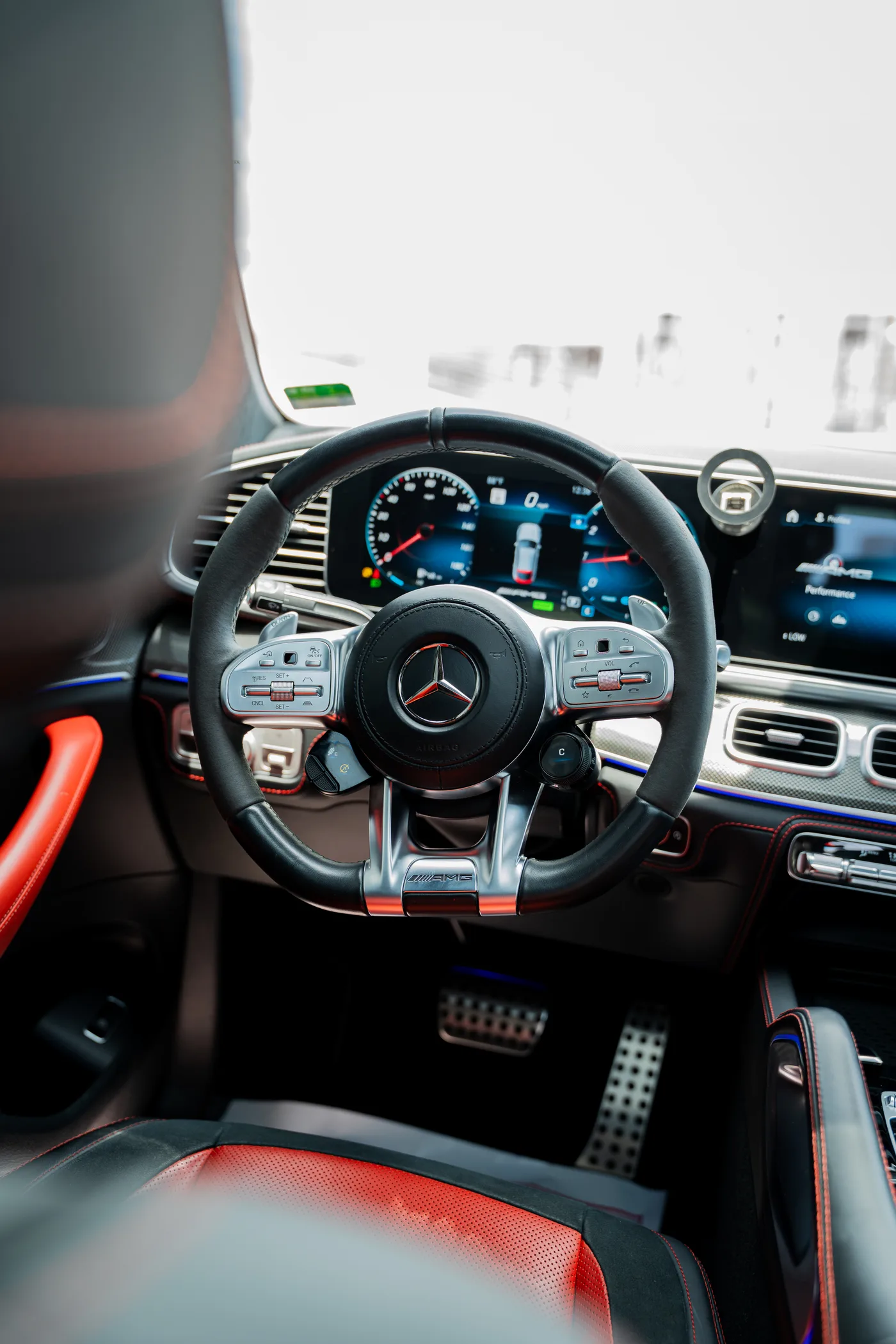 Mercedes-AMG — AMG steering wheel and digital cockpit