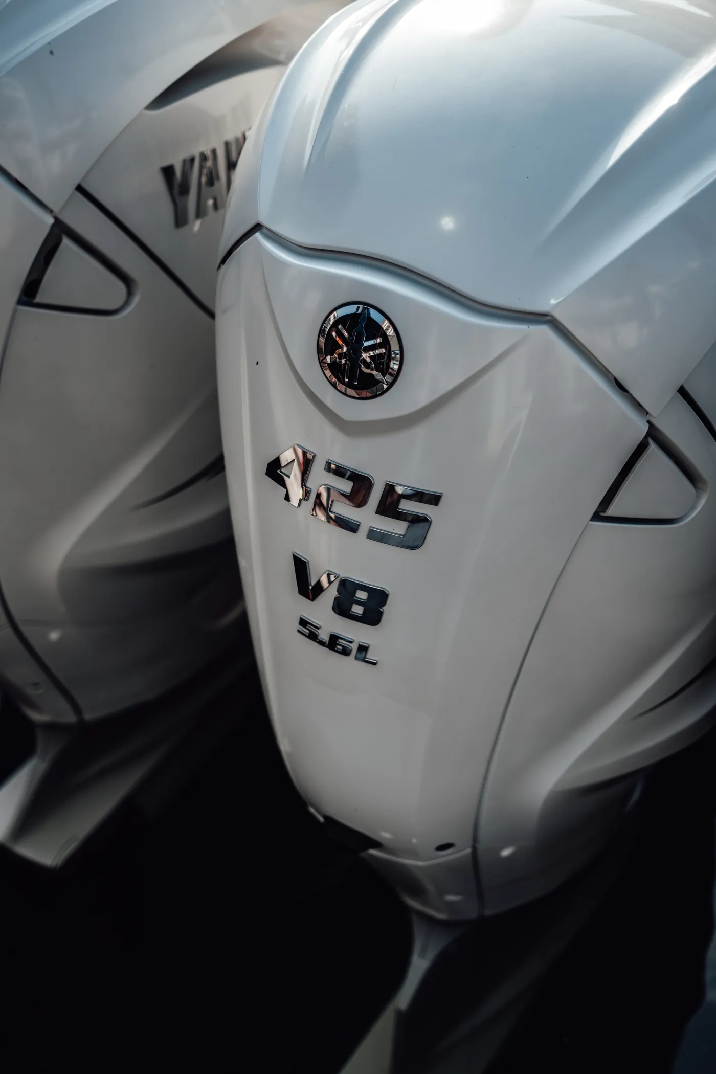 Yamaha 425 V8 XTO outboard on the Tiara