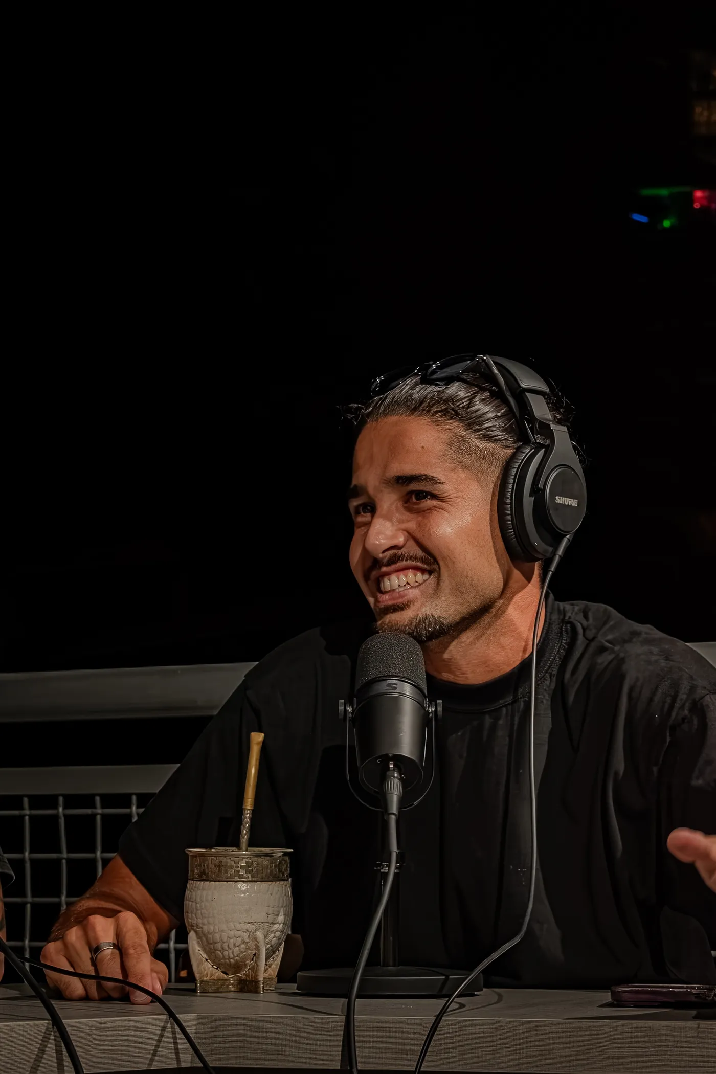 Laughing between segments