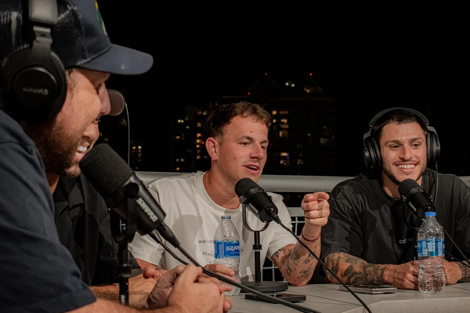 The panel mid-conversation