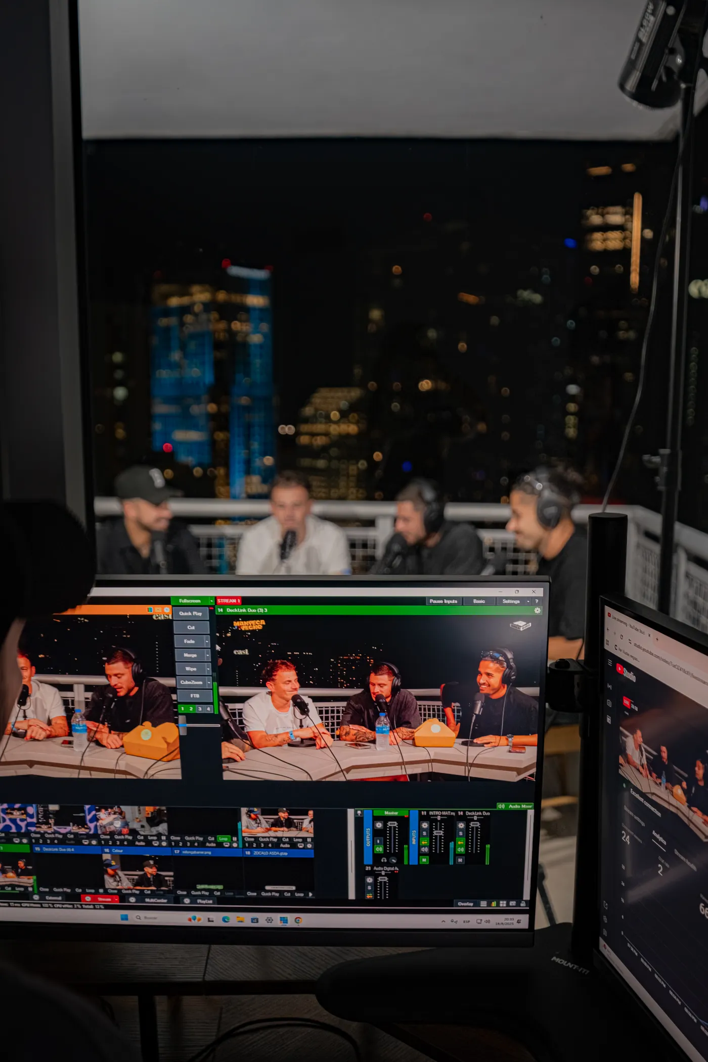 The live multicam feed