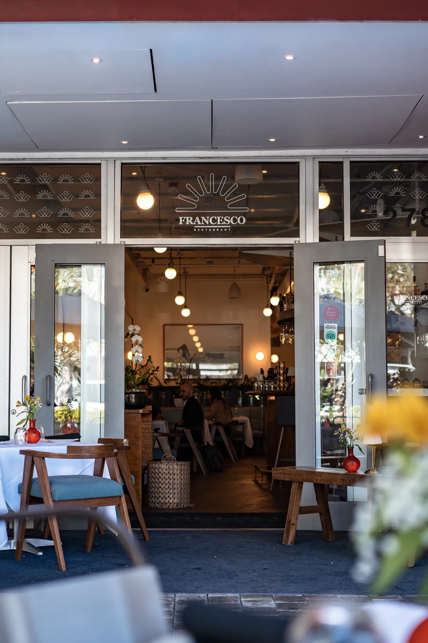 The Francesco storefront in Coral Gables