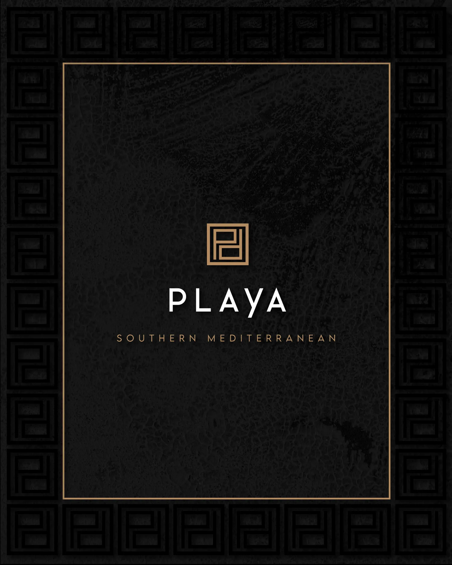 The Playa mark on the brand's patterned key visual