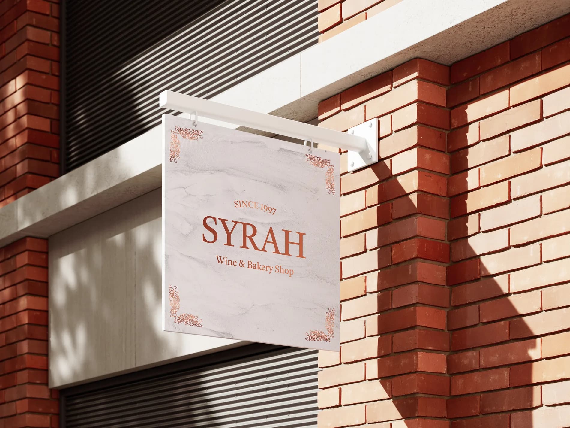 Syrah storefront blade sign