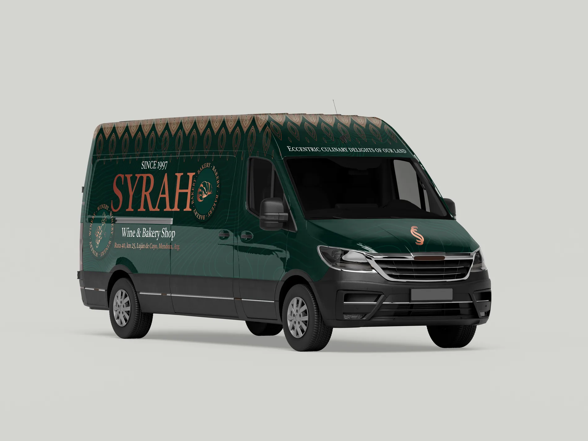 Syrah delivery van livery