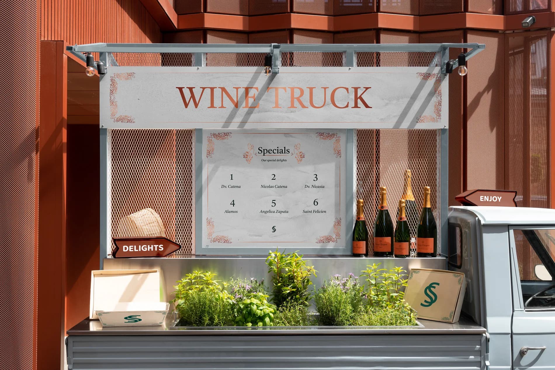 The Syrah wine truck