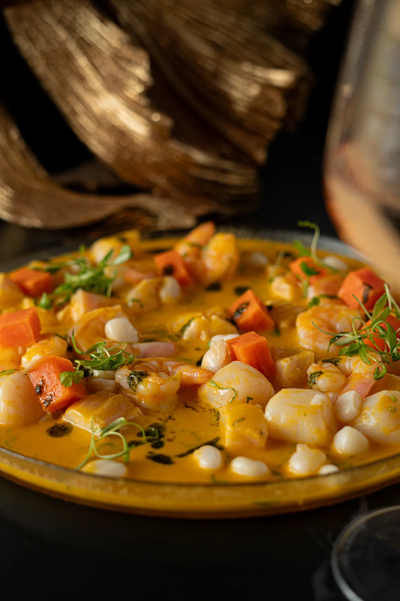 Ají-amarillo seafood ceviche